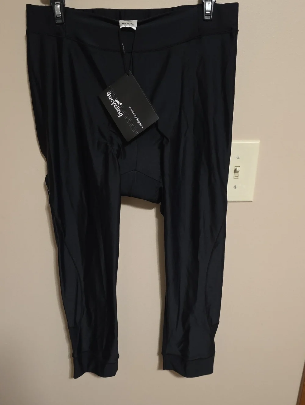 Women's Black Cycling Shorts - Picture 1 of 8